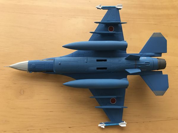 エアファイターコレクション　F-2B　ダイキャストモデル　裏側