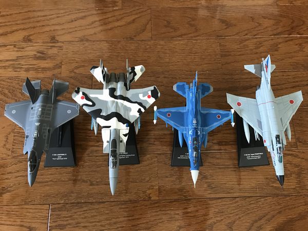 エアファイターコレクション　F-2B　ダイキャストモデル　航空自衛隊機集合