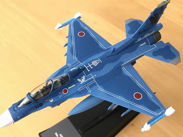 エアファイターコレクション　F-2B　ダイキャストモデル　上から