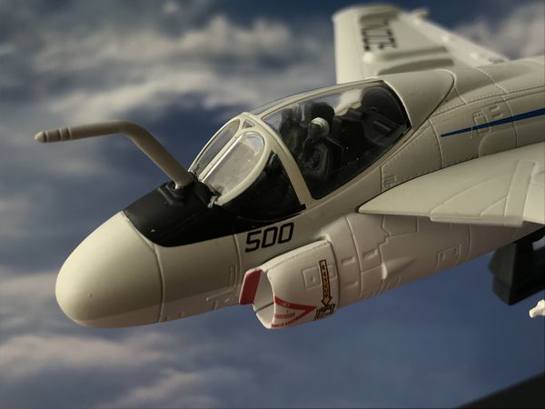 エアファイターコレクション　A-6E　ダイキャストモデル　コックピット　近影